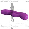  Vibrador con carga usb para estimulacion de punto g y clitoris